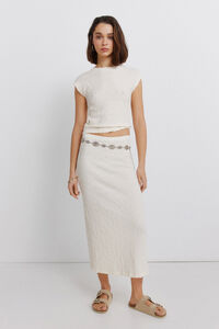 Springfield Midi structured skirt