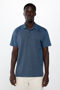 Springfield Polo à rayures regular fit navy