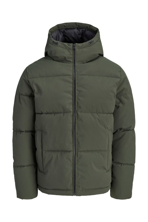 Jack & Jones Puffer jacket with hood green