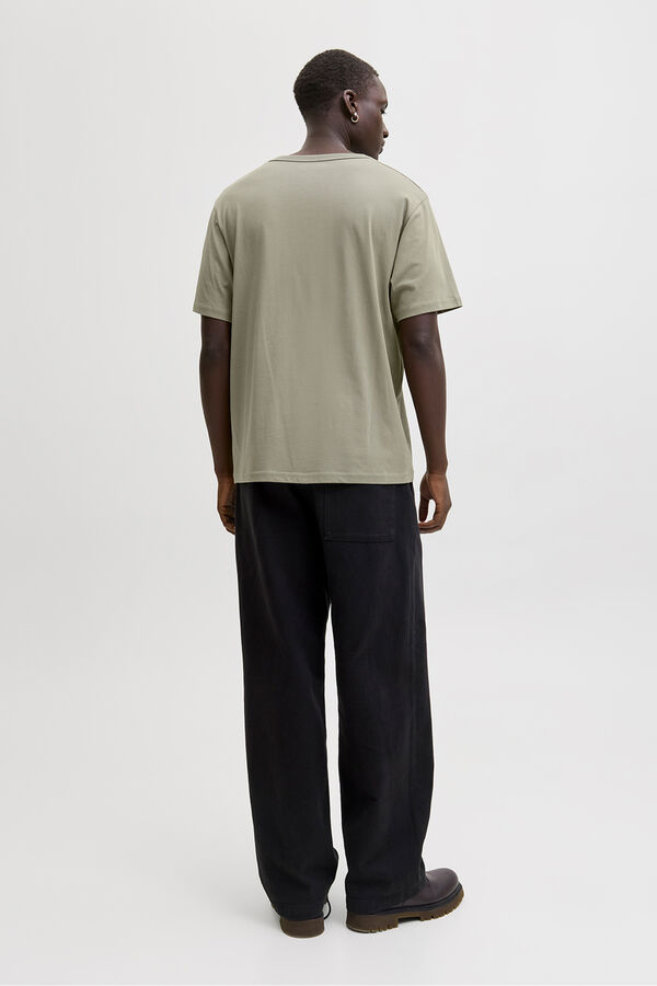 Jack & Jones Camiseta b&aacute;sica relaxed gris