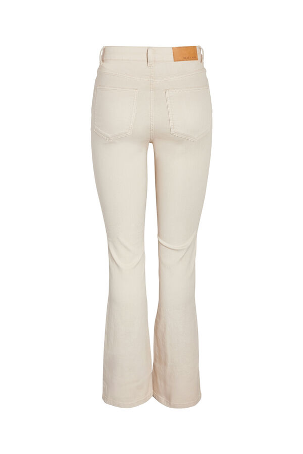 Noisy May Pantal&oacute;n vaquero campana con cintura alta gris