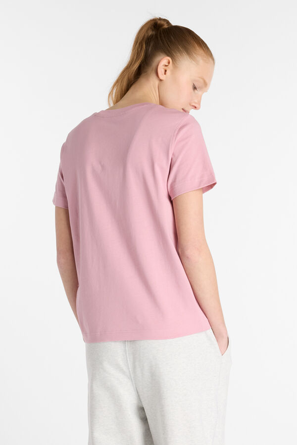 New Balance Sport Essentials Jersey-Knit T-shirt Roze