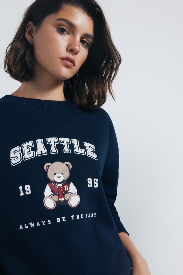 Springfield City graphic sweatshirt blue