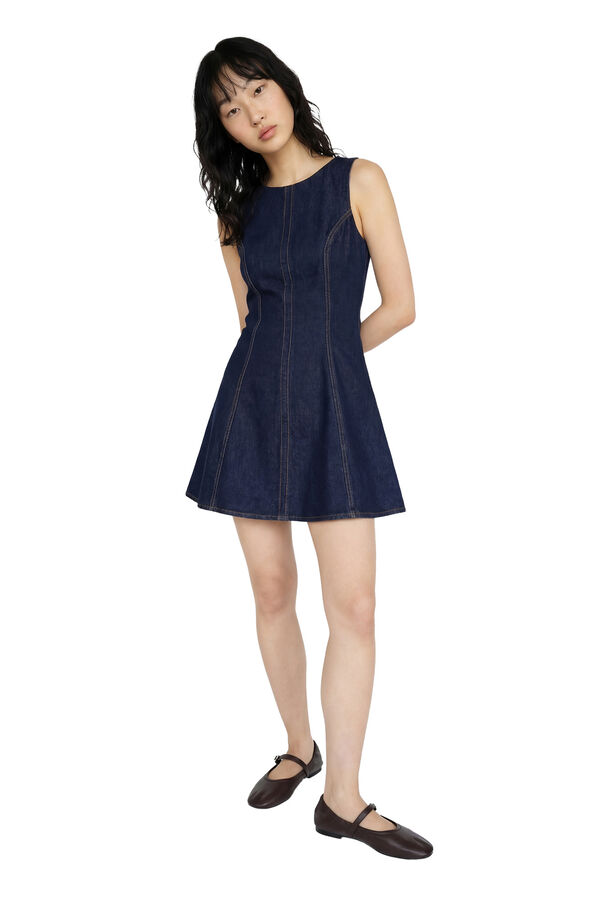 Koton Vestido mini denim azul