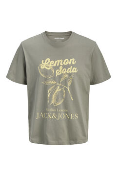 Jack & Jones T-shirt em algod&atilde;o estampada