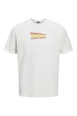 Springfield Camiseta Back to the future blanco