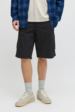 JJ REBEL Relaxed fit cargo Bermuda shorts