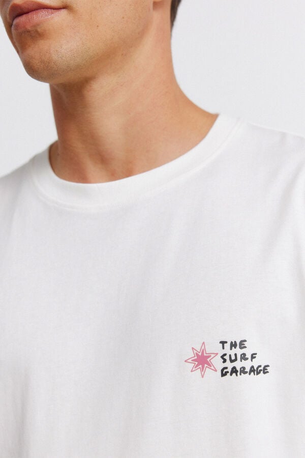 Springfield Surf-garage T-shirt beige