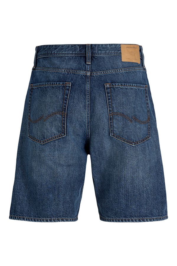 Jack & Jones Bermuda denim relaxed fit lavagem azul