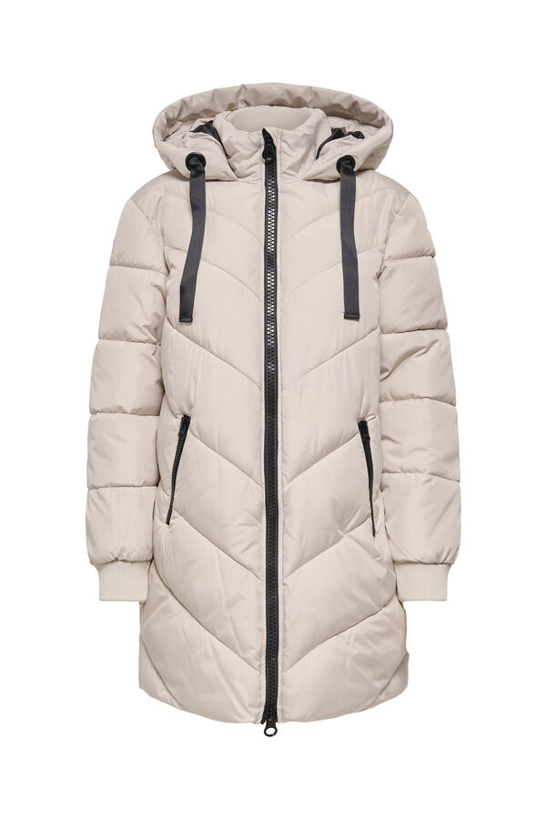 JDY Puffer coat blue