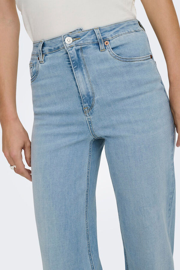 Only Weitbeinige Jeans  Blau