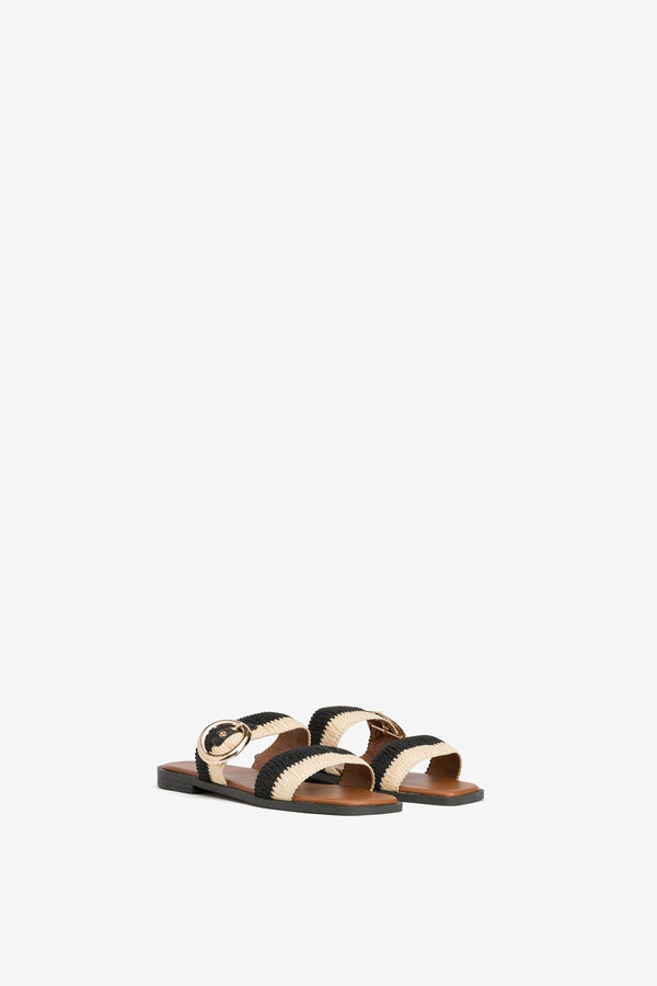 Tiffosi Flat sandal black