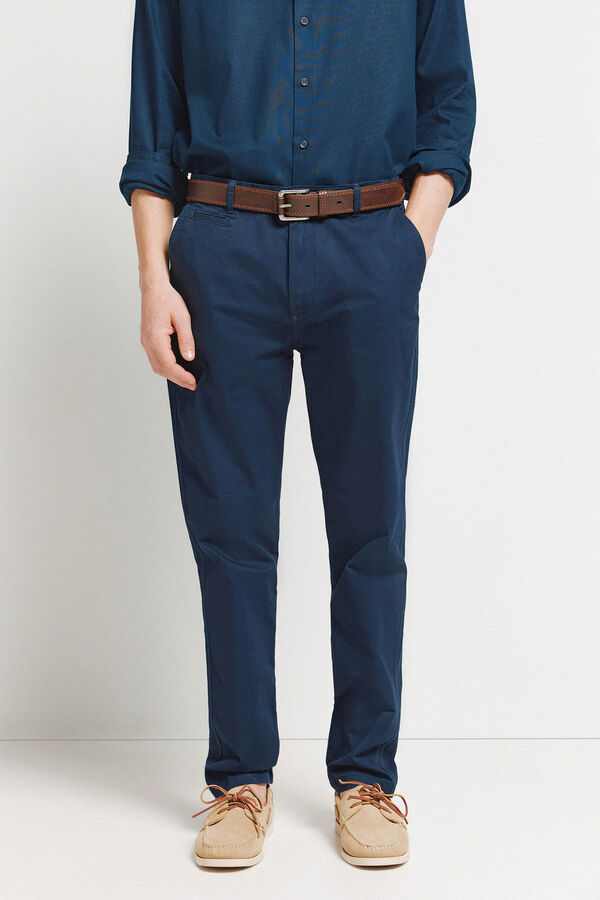 Springfield Slim fit chinos blue