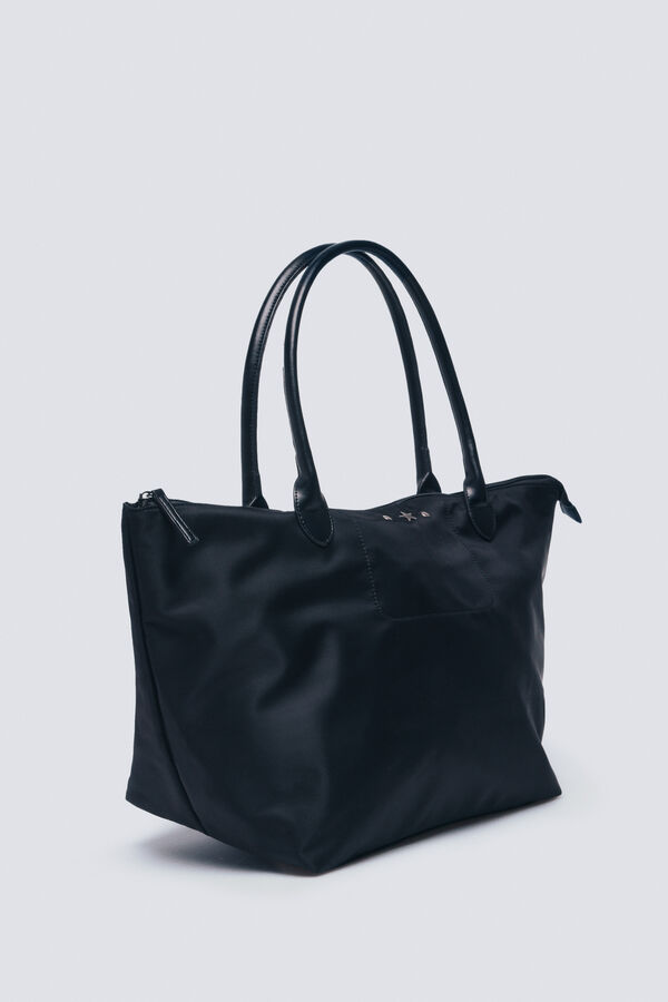 Springfield Nylon shopper bag black