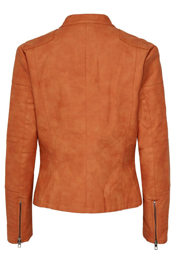 Springfield Women's biker jacket with zip fastening red