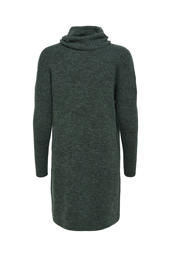 Only Vestido curto de malha azul