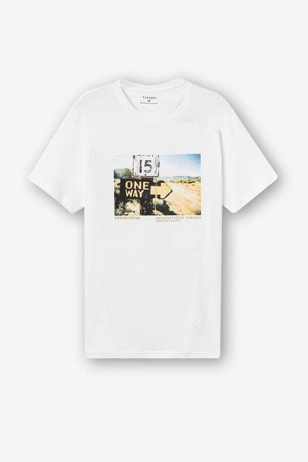 Springfield Photo print T-shirt bijela