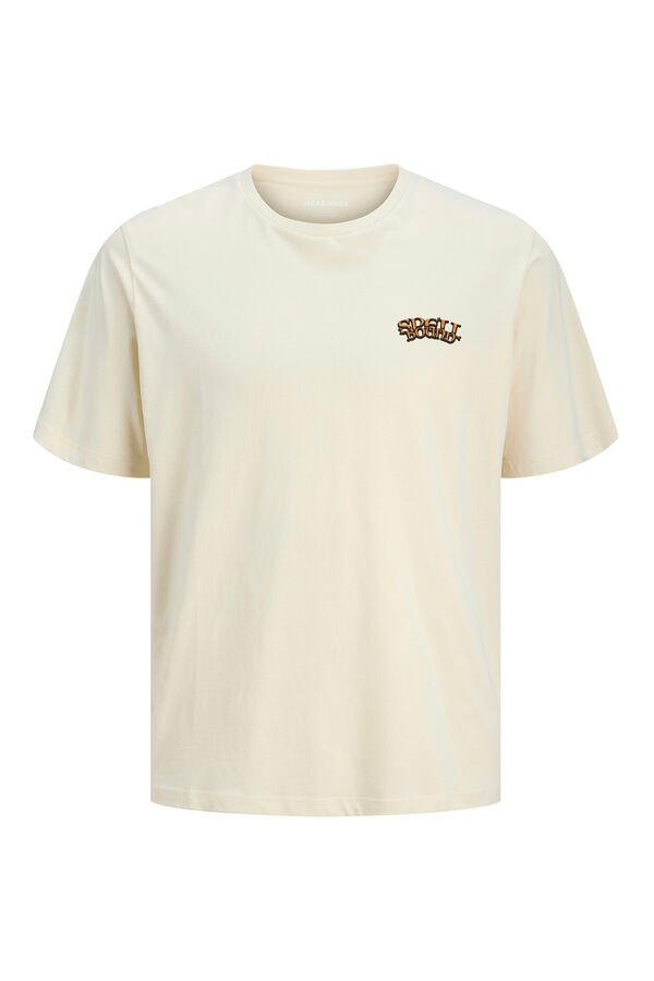 Jack & Jones T-Shirt mit R&uuml;ckenprint Wei&szlig;