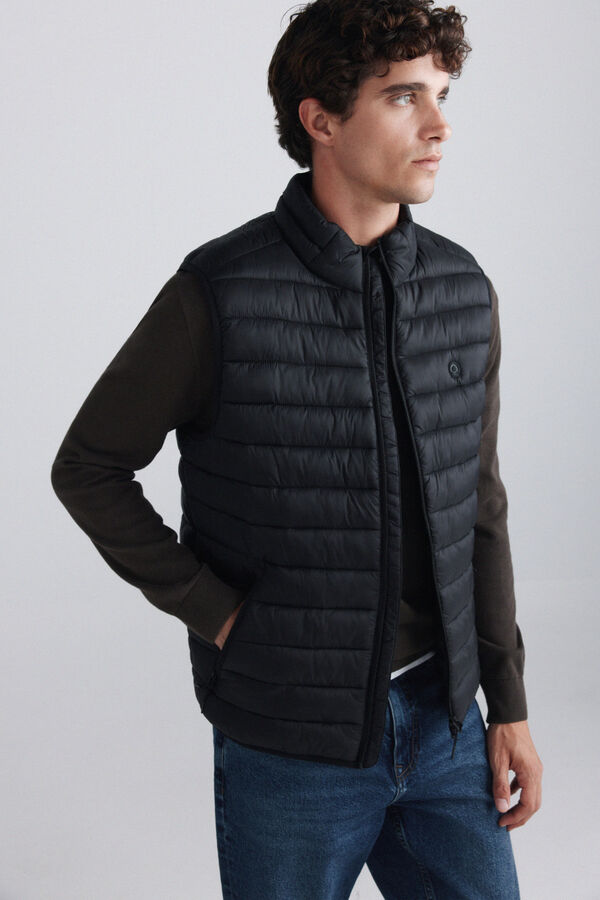 Springfield Puffer gilet black