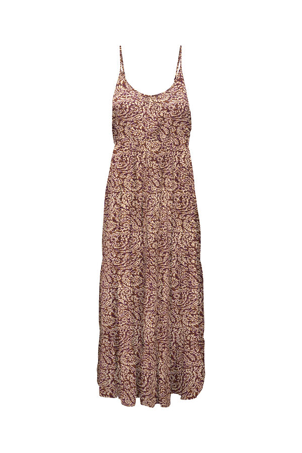 Only Vestido largo tie dye estampado