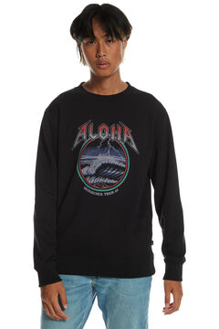 Springfield Rock Waves - Sweatshirt für Herren schwarz