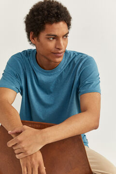 Springfield T-SHIRT MANGA CURTA TEXTURADA violeta