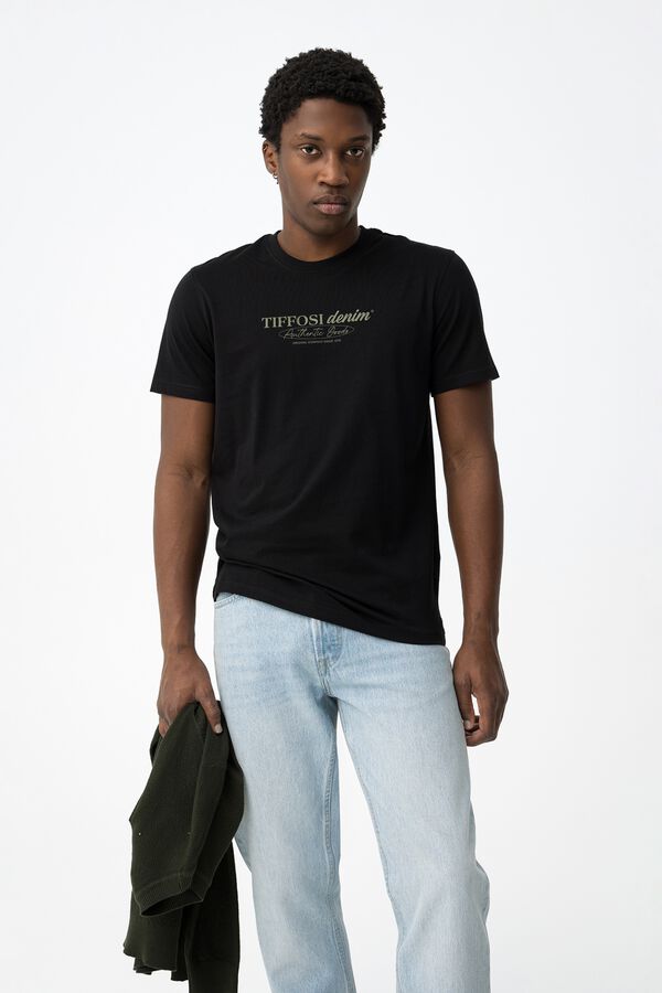 Tiffosi Camiseta de manga curta preto