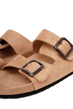 Paez Paez Sandal Bio Vegan Suede Sand