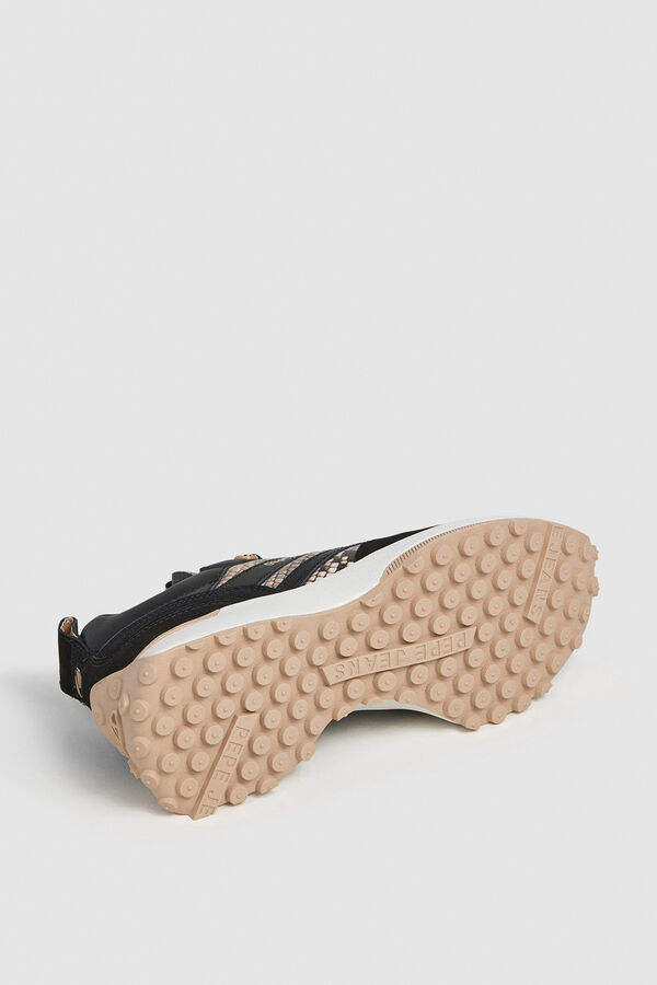 Pepe Jeans Zapatillas Detalles Purpurina negro