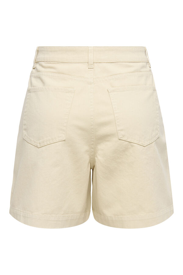 JDY Short de pinzas gris