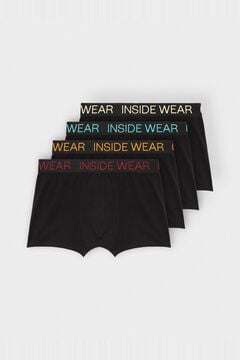Inside Pack 4 boxers