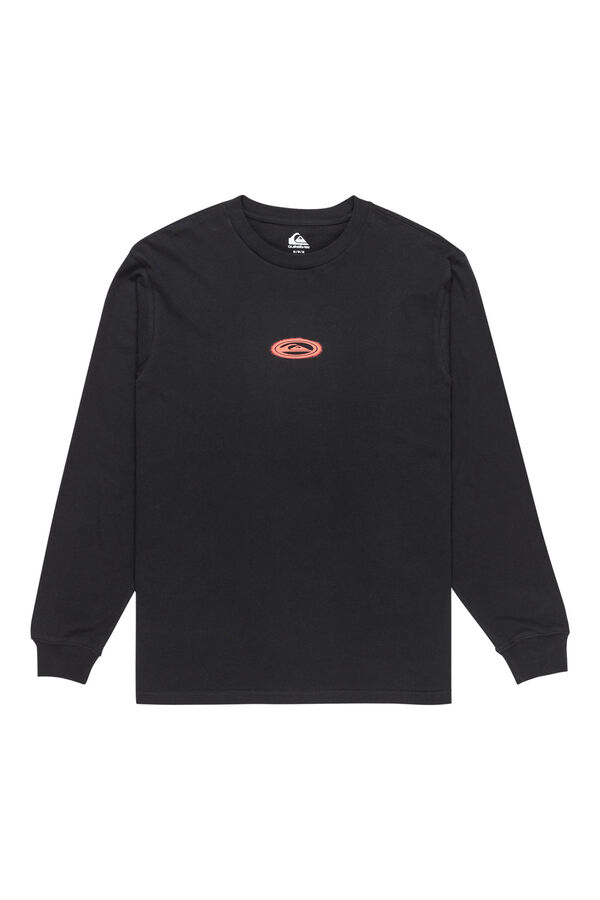 Quiksilver Ev Heaven Like - for men long sleeve T-Shirt Crna
