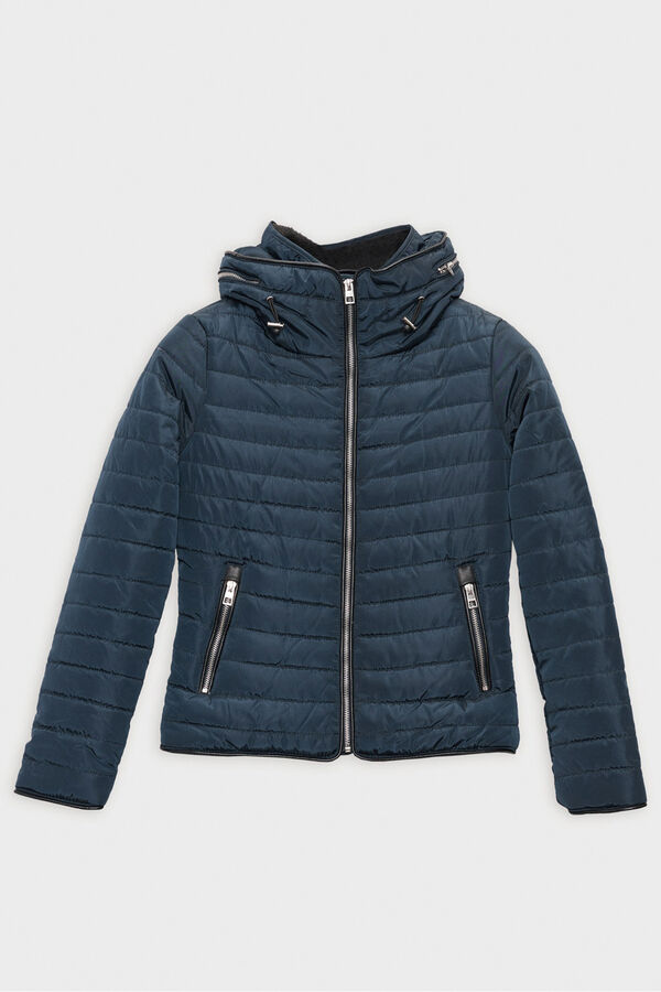 Inside Quilted jacket blue