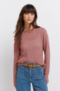 Springfield Pointelle jersey-knit jumper