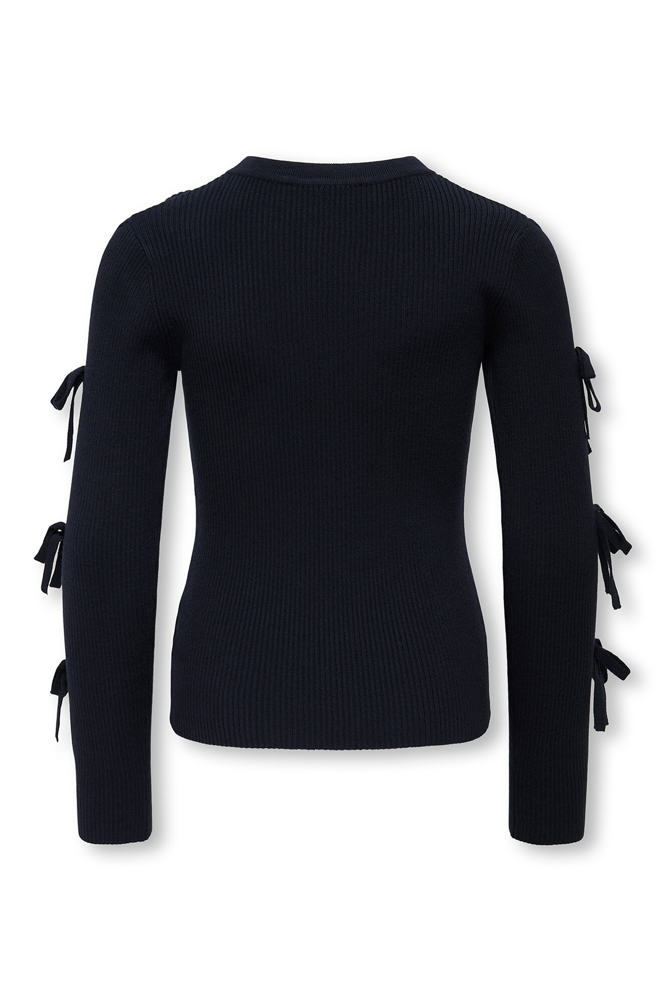 Only Girls Camisola com la&ccedil;os nas manga para menina