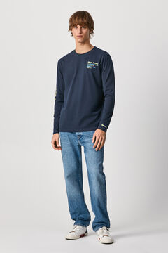 Springfield Pepe Jeans letters T-shirt navy