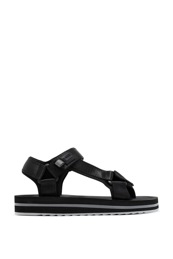 D.Franklin Forest High Strips Sandal black