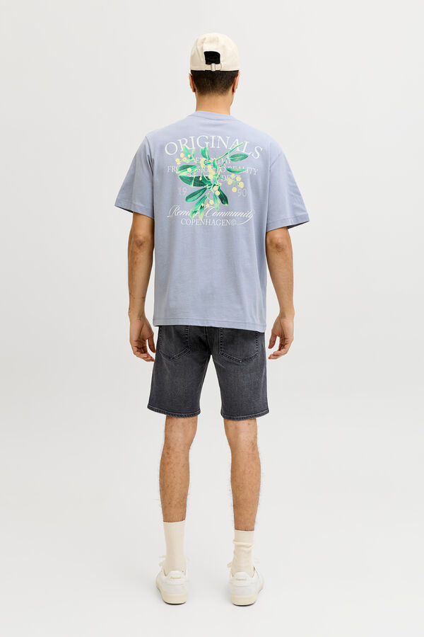 Jack & Jones Stone wash regular Bermuda shorts black
