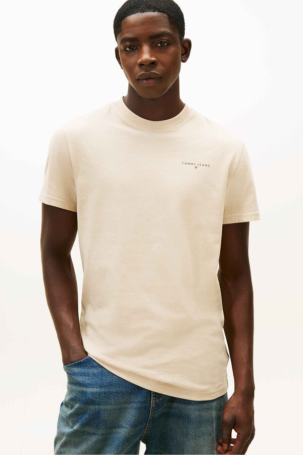 Tommy Jeans Slim short-sleeve T-shirt grey