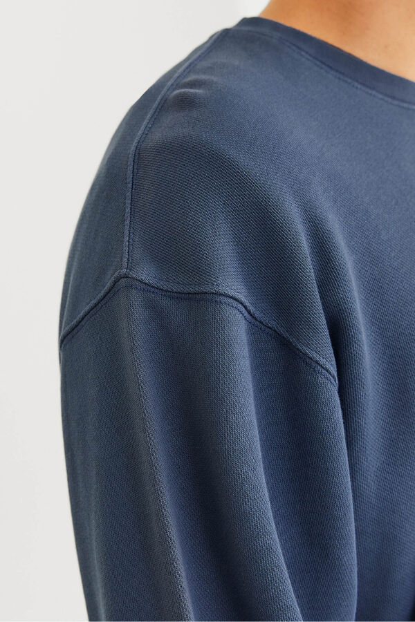 Jack & Jones Basic loose fit sweatshirt blue