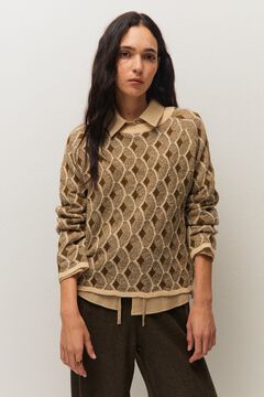 Systemaction Jersey cuello redondo jacquard