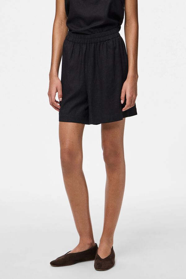 Pieces Short de lino negro