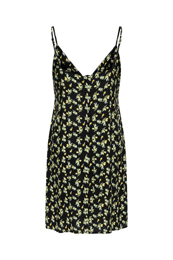 Only Vestido corto tirantes negro