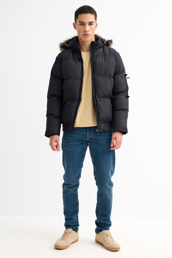 Inside Puffer Jacket black