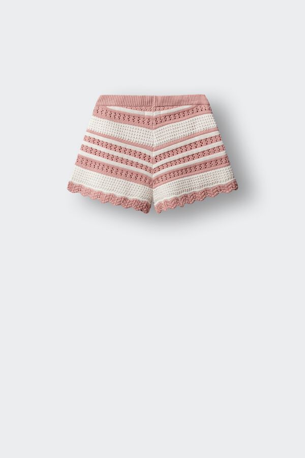 Springfield Kids Short de punto ni&ntilde;a rosa