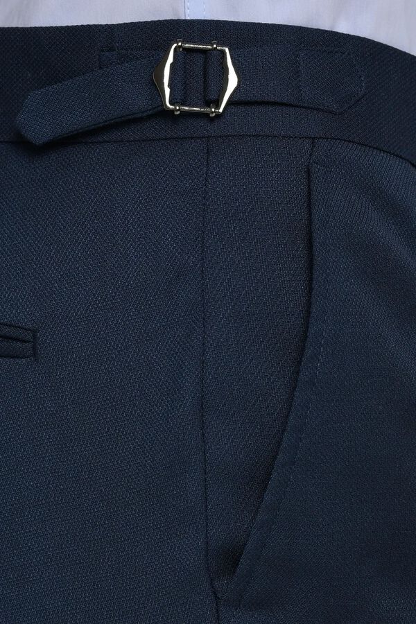 JVZ Suit trousers with loops blue