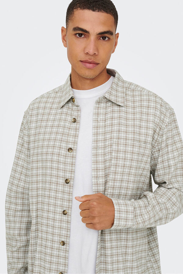 Only & Sons Long sleeve shirt Plava