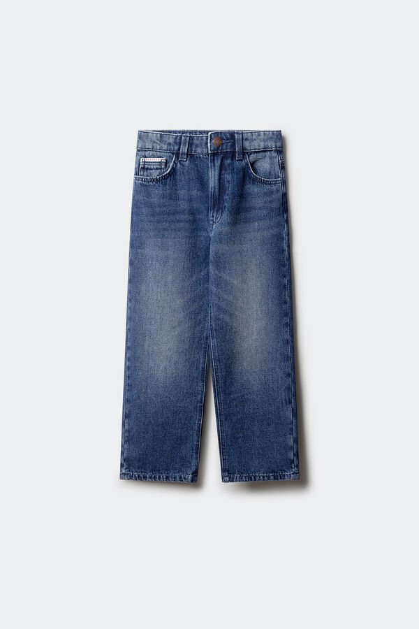 Springfield Kids Jeans reto para meninos azul