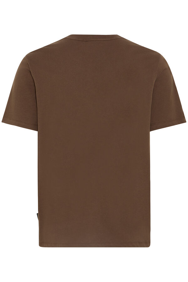 Blend Camiseta manga corta gr&aacute;fica tostado