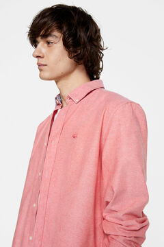 Springfield Camisa pinpoint color terracotta